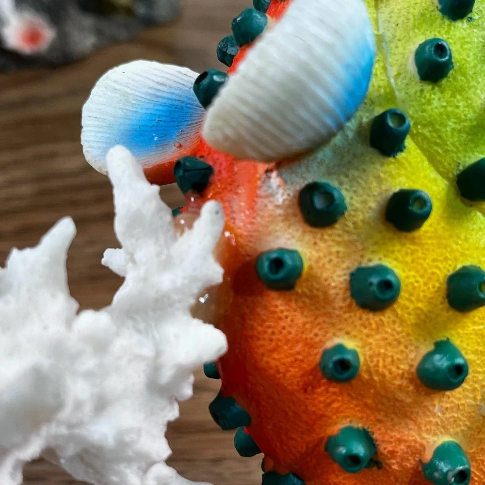 Set of 3 Whimsical Cartoon Fish Figurines Aquarium‎ Decor Ornaments